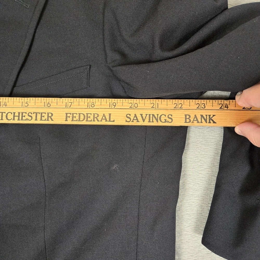 VTG Brooks Brothers Blazer Mens 43R Brooksease Gold Button Wool Coat USA *READ